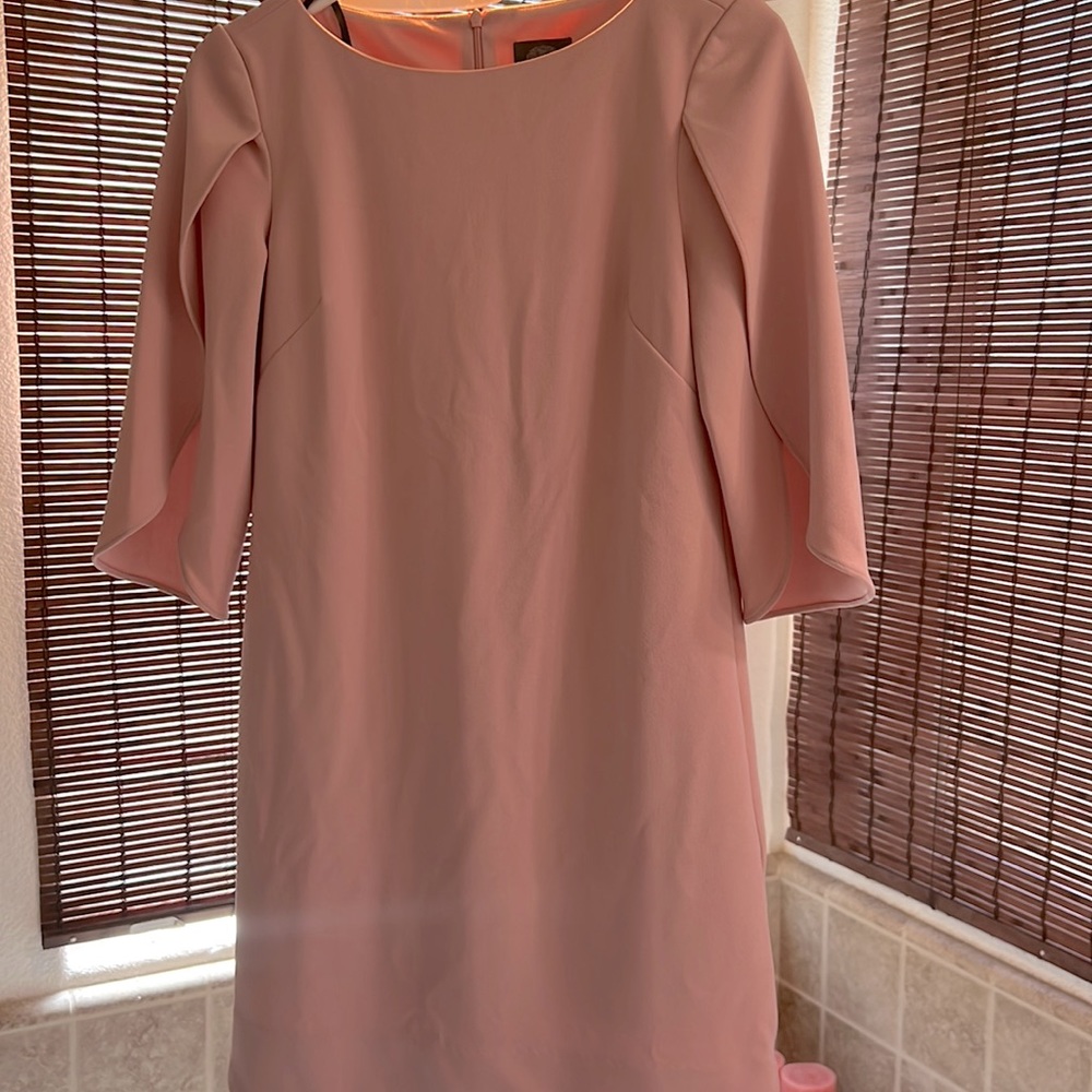 Very adorable blush pink dress. Size 4p. Wore it once for a communion gathering.